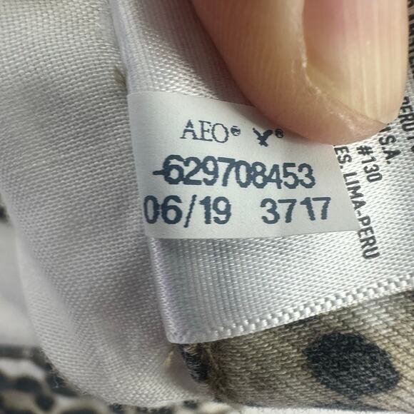 American Eagle Next Level Stretch Skinny Jeans Leopard Print Womens 24 Regular - Picture 7 of 7